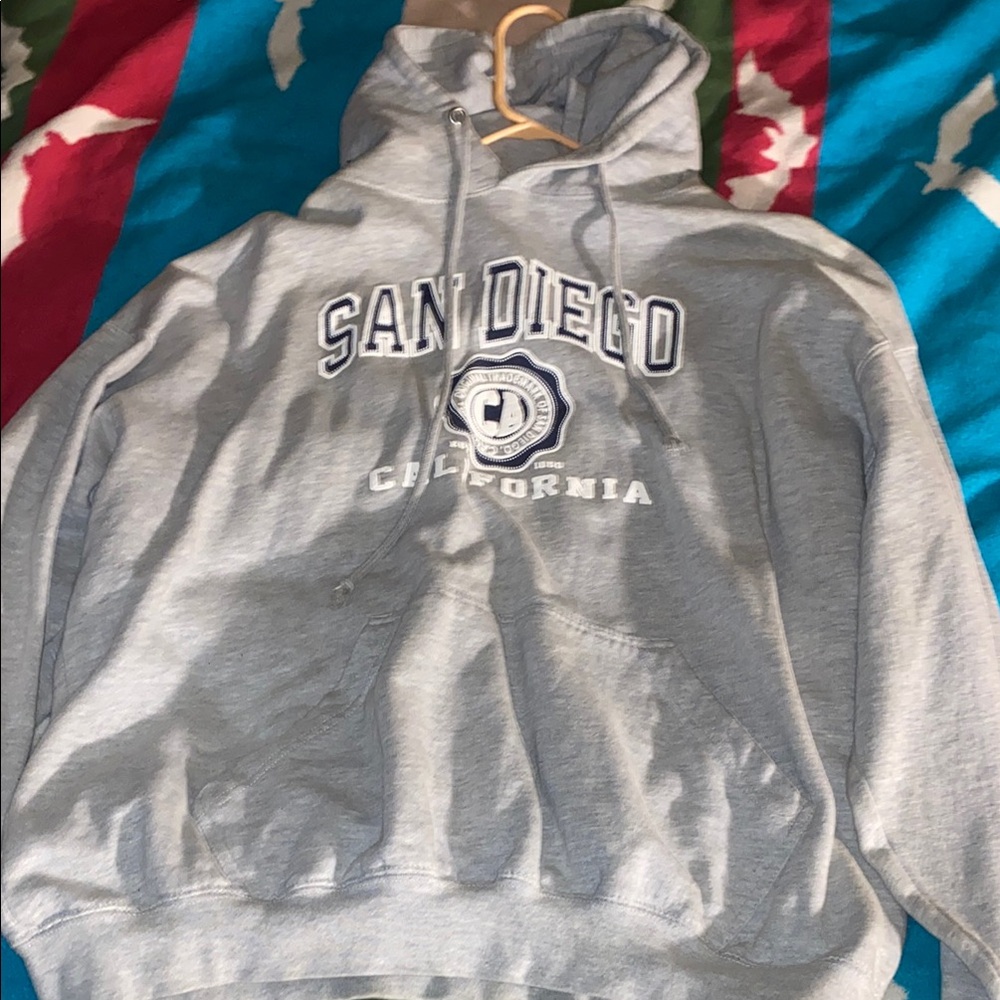 Gray Heather San Diego Pullover Hoodie